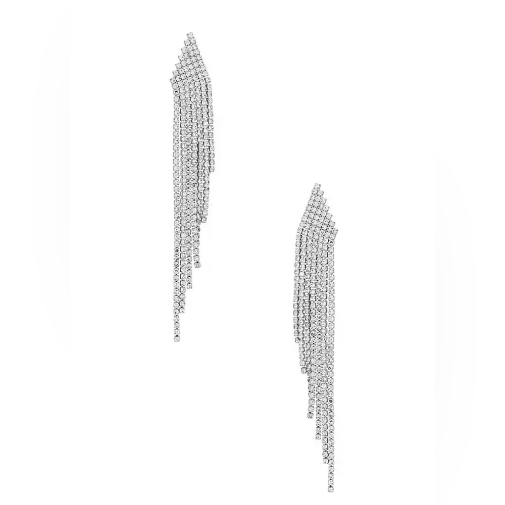 SHASHI Venue Earrings in Silver